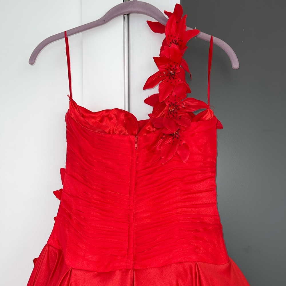 Red Corset Ballgown - Picture 12 of 17